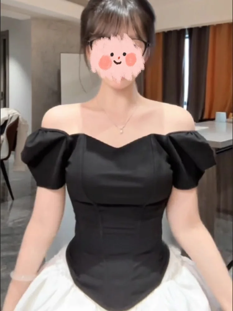 Camiseta Sexy de fibra suave 3D para mujer, camiseta de tubo adelgazante ort Sve, Top interior de talla grande para verano