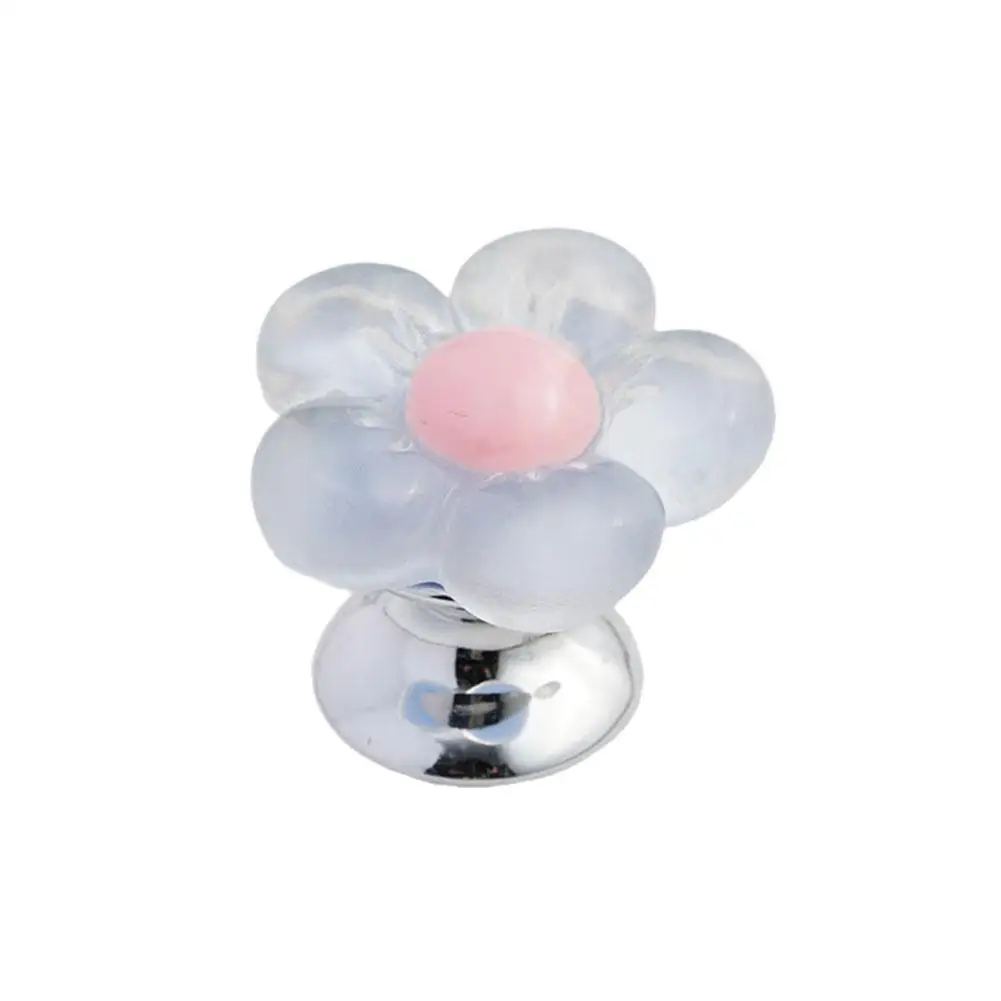 Cute Flowers Handle Toilet Press Button Long Nail Protector Bath Press Push Press Flush Button Room Toilet Switch Wate M8r8