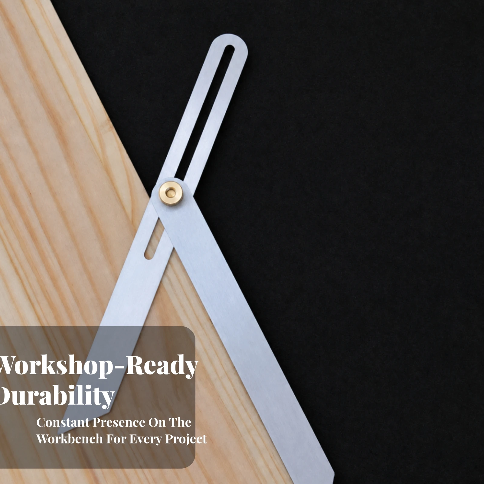 360 Degree Rotating Angle Gauge Accurate Adjustable Woodworking Angle Square Square Head Protractor Long-Lasting for Woodworkers view 6
