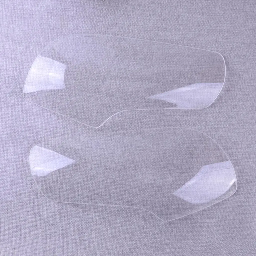 1 Pair Motorcycle Headlight Cover Shield Guard Clear Plastic Fit for Honda Goldwing GL1800 2001-2007 2008 2009 2010 2011 2012