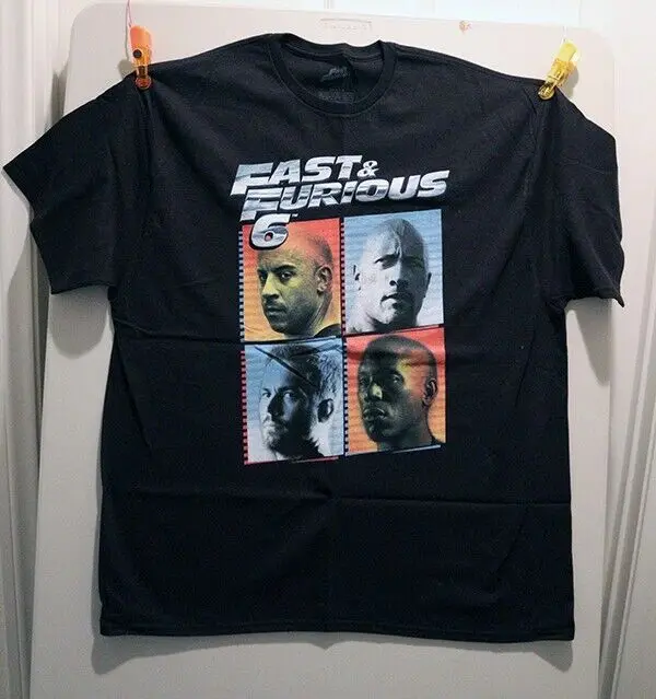 

Licensed Fast and Furious 6 Cast Squares T-Shirt Size XXL New, Never Worn