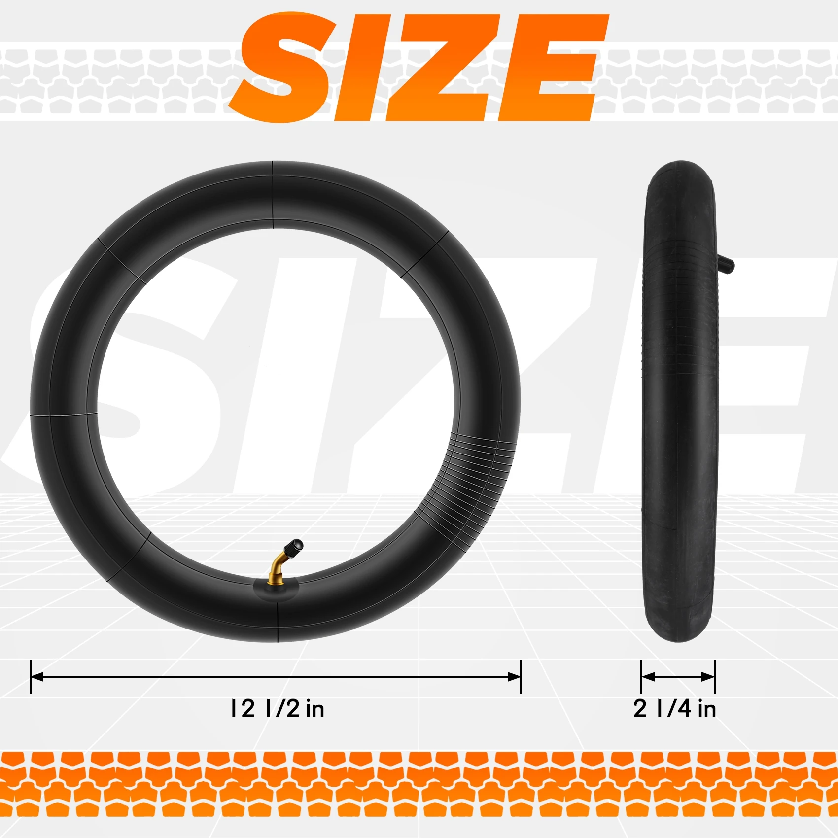 #29P (Black)Cycling Puncture Bicycle Inner Tube Wide Outdoor Accessories Tools,Automotive Parts & Accessories
