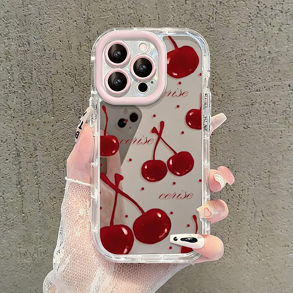 Einfache Cartoon-Graffiti-Air-Cushion-Spiegel-Handyhülle für iPhone 17 15 14 16 Pro Max 13 12 11 Pro X XR XS 7 8 Plus 17Air Cover – Detail 8