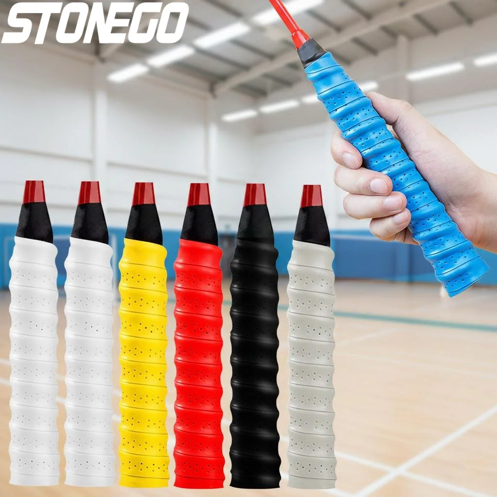 

Лента для обмотки теннисных ракеток: влагопоглощающая, противоскользящая, матовая, для бадминтонных и теннисных ракеток, спортивное оборудование