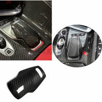 JOGON Carbon Fiber Car Center Console Gear Shift Head Knob Panel Side Door Strip Cover Trim For Corvette C8 Coupe Z51 2020-2022