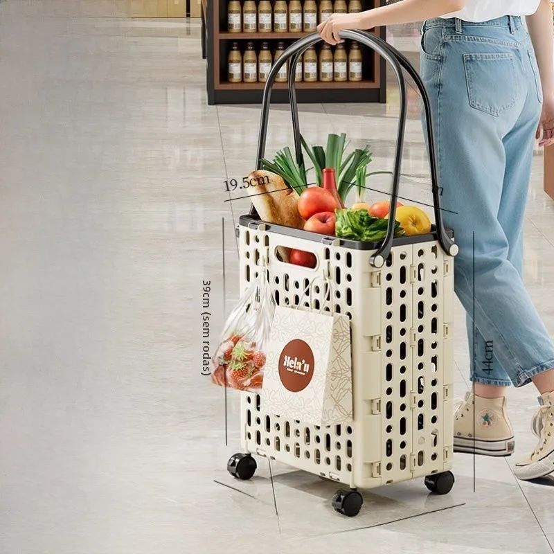 ポータブル軽量手引きショッピングカート野菜購入カートキャンプトレーラー家庭用品配送小型トロリー