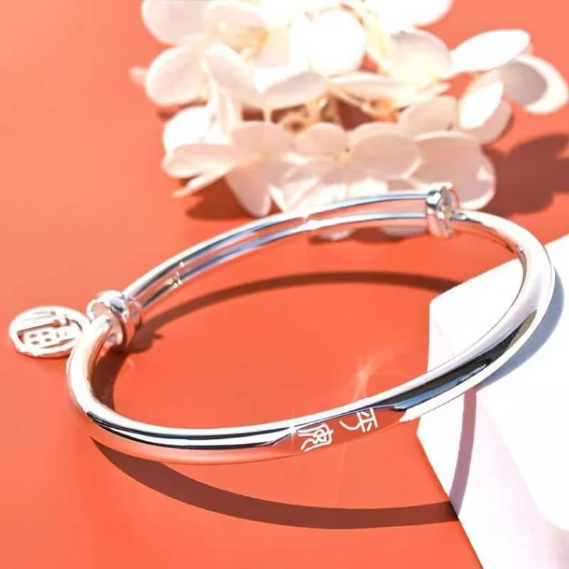 

Peace And Joy Women 9999 Silver Bracelet Solid Mom