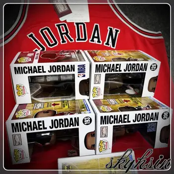 Funko Pop 原始 NBA 喬丹、羅德曼、魔術師基德、奧尼爾、斯托克頓、庫裡可動人偶玩具,適合男孩女孩兒童禮物 10 最佳銷售 NBA人物 - №5