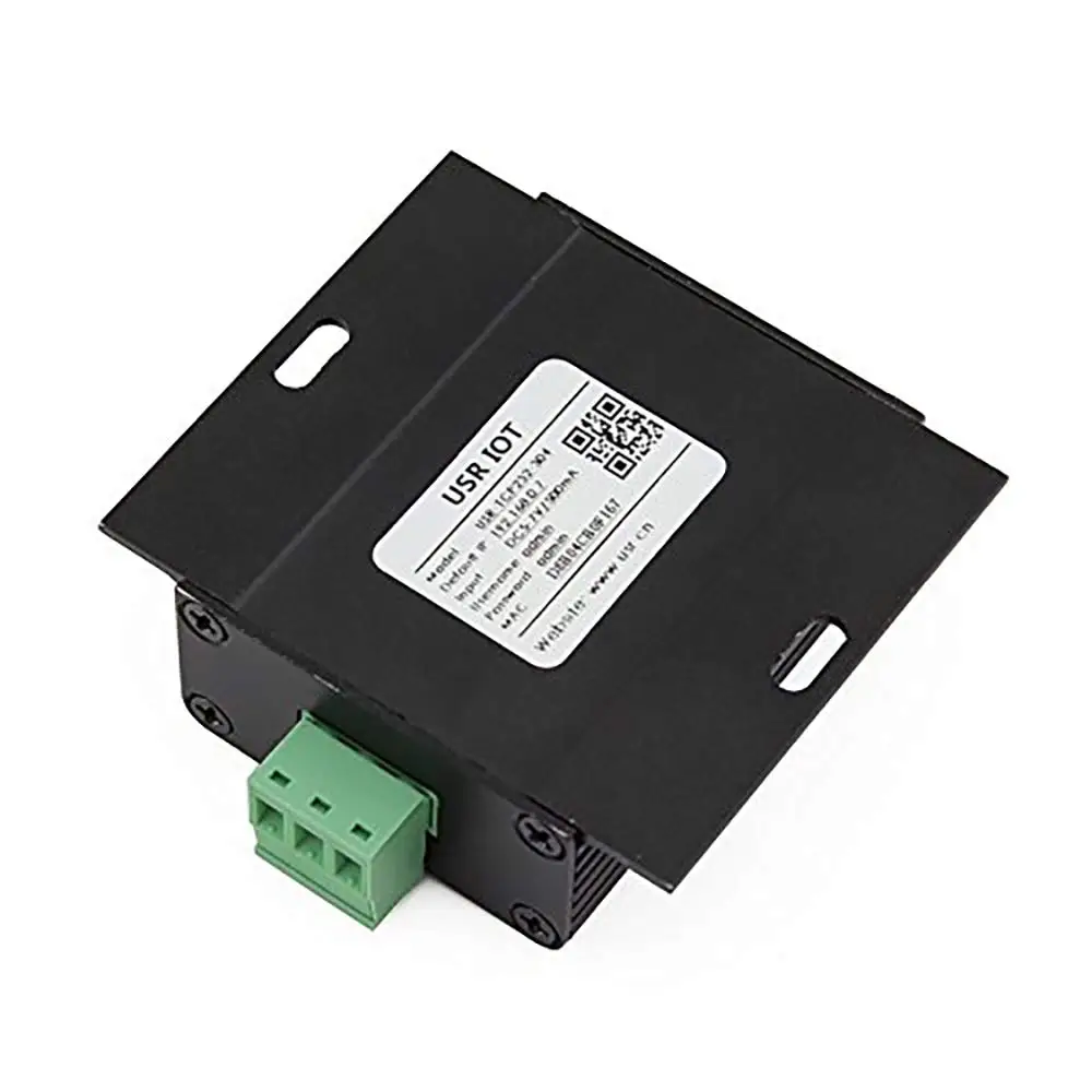 Modbus Serial Port, RS485 para Ethernet Converter Server, Transmissão de Dados, DHCP Suportado, USR-TCP232-304