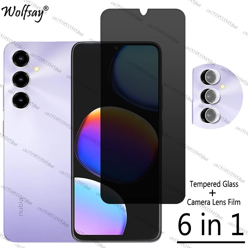 Protector de pantalla de privacidad para ZTE Blade V80 Max, vidrio templado antiespía para ZTE Nubia V80 Max, vidrio para ZTE Blade V80 Max