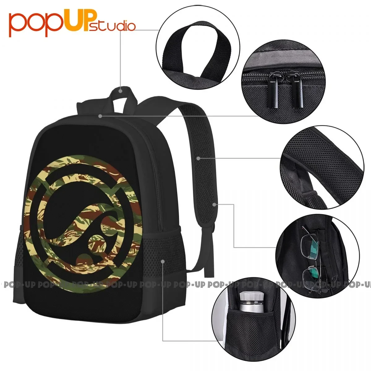 Shoyoroll Og Logo Backpack Large Capacity Fashion New Style Sports Style Multi-function