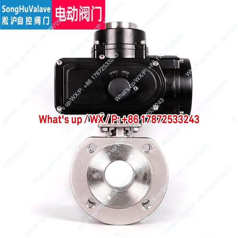 Stainless Steel Electric Ball Valve Clamp Ultra-Thin Short Italian Style O-Type Cut-Off Q971F for Plumbing And HVAC Systems