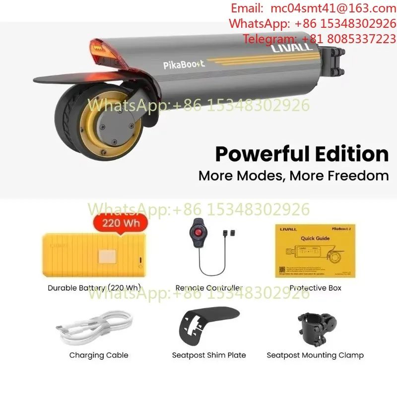 1 piece of the Bicycle Electric Assist Range Extender, Universal E-Bike Power Booster for Ordinary Bikes