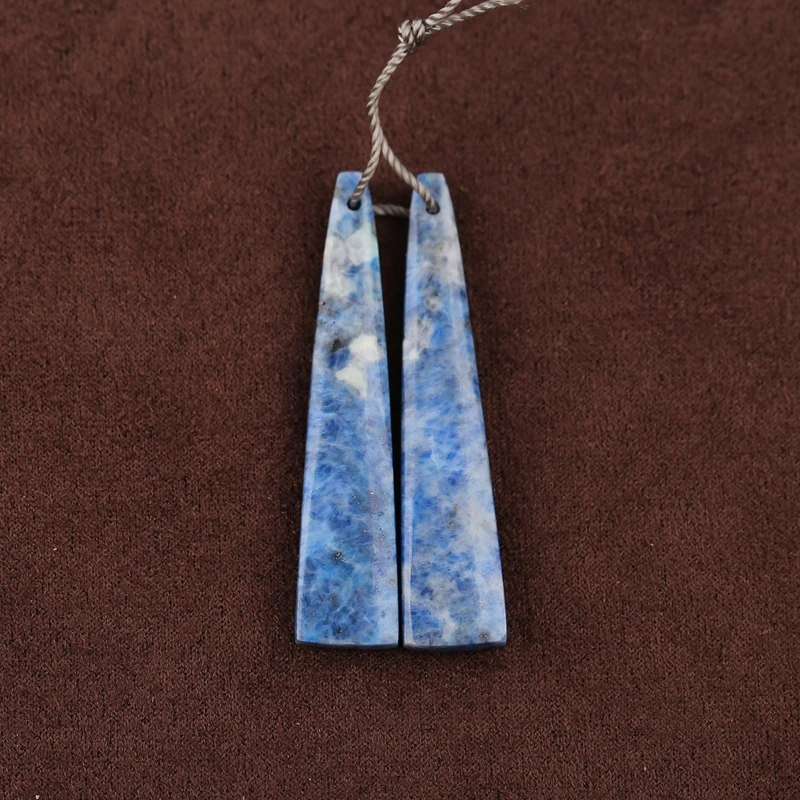 

Бусины для сережек B&F Lapis Lazuli длиной формы для изготовления ювелирных изделий, бусины из натуральных камней ручной работы, камни для изготовления ювелирных изделий