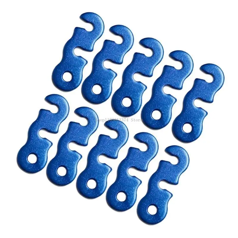 

10 Pcs Rope Tensioners Guyline Cord Adjuster for Camping Hiking Backpacking