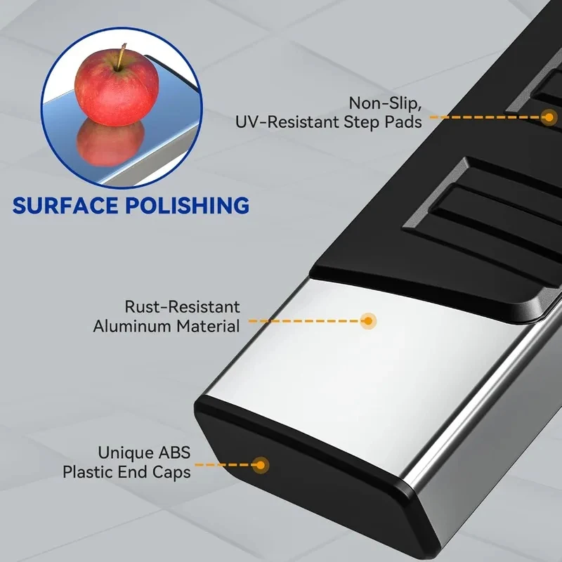 

Brand New6.5 Inches Running Boards Compatible 20192025 Ram 1500 New Body Style Crew Cab with 4 FullSize Doors Excl. 1500 Clas