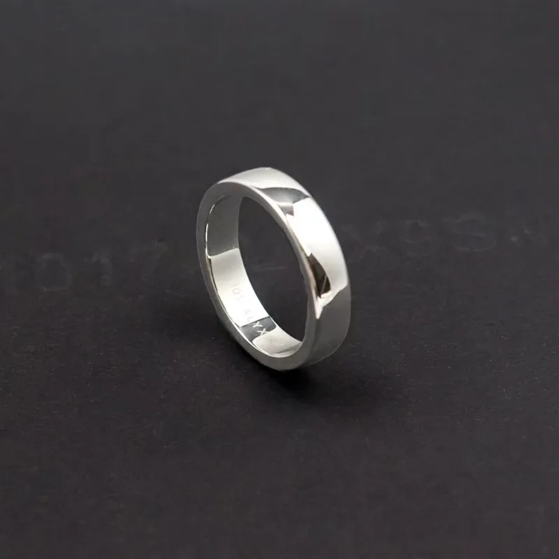 

High Street Alyx Letter Logo Personalized Ring Men Women Top Quality Casual Fashion Trend Pendant