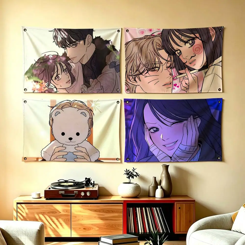 Manhwa Operation T-True Love Flag Suitable For Party Club Outdoor Interior Wall Decoration Banner Fans Gift
