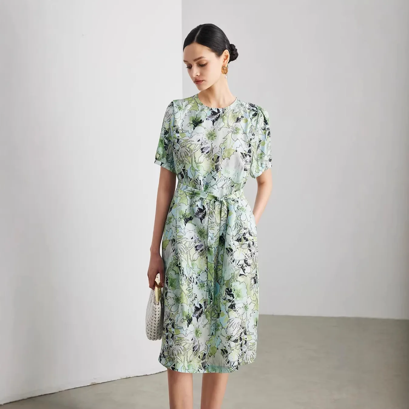 

Dress Women's 2026 Spring/Summer Straight Commuter Silk 100% Mulberry Silk Skirt