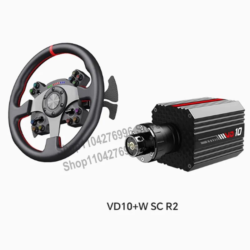 Гоночный симулятор PXN VD10 и WCS R2, игровой руль, сервопривод с прямым приводом, базовый симулятор 10 Нм, вождение автомобиля