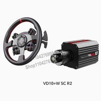 Racing Simulator PXN VD10 & WCS R2 steering wheel Game Steering Wheel Servo Direct Drive 10Nm Base Simulator Driving Car
