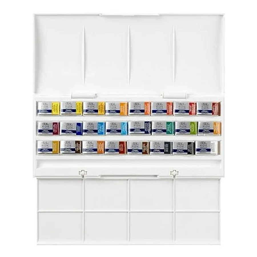 

Cotman Watercolor Paint Set, Studio Set, 24 Whole Pans