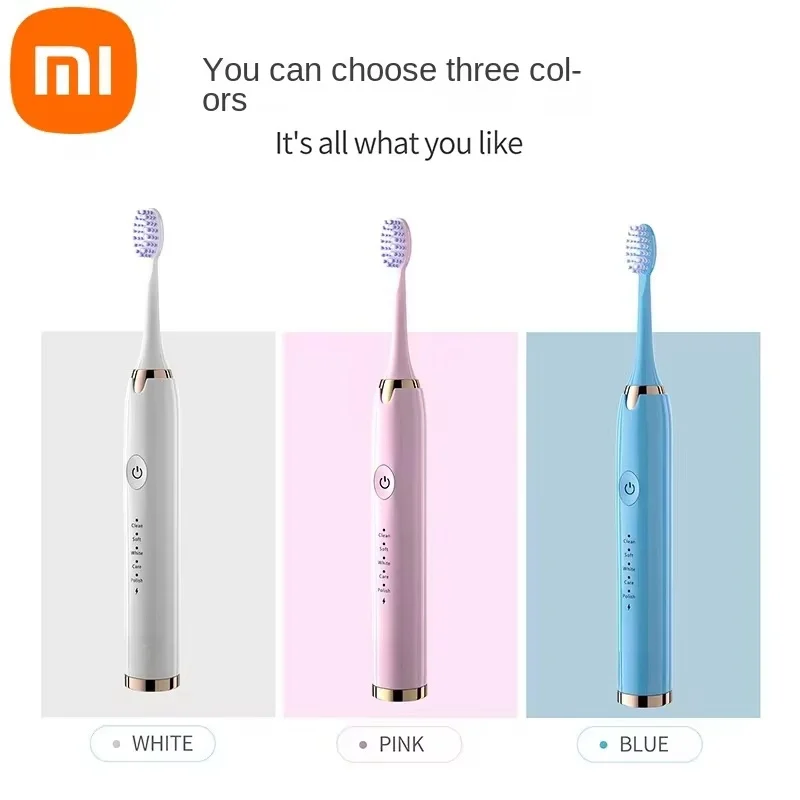 Xiaomi Mijia-Escova de Dentes Elétrica Ultrassônica, Suspensão Magnética, USB para Carregamento Huawei, Nível 7, Impermeável, Novo, 2022