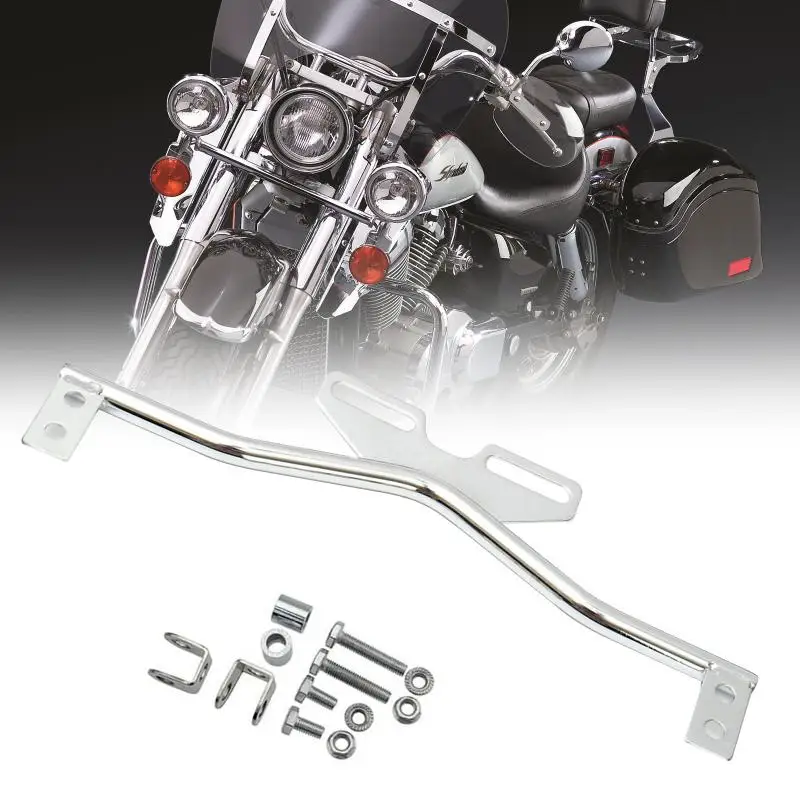 

Универсальный кронштейн для противотуманных фар мотоцикла, фара, указатель поворота, вспомогательный держатель для бара, зажим для Ha-rley, Honda, Suzuki