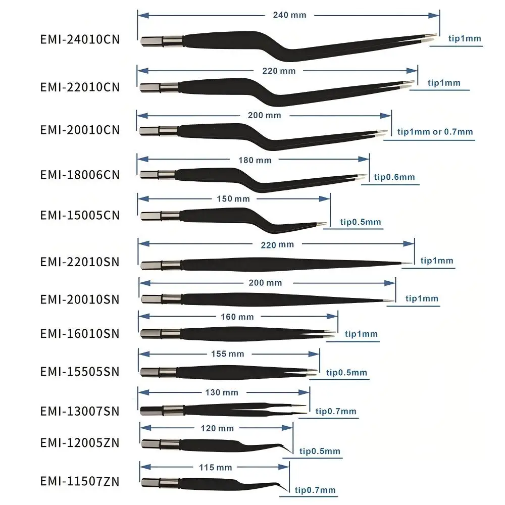 Pinzas bipolares de coagulación antiadherentes 2023 V-LOCK rectas compatibles con condensador para unidad electroquirúrgica, quirúrgica oftálmica