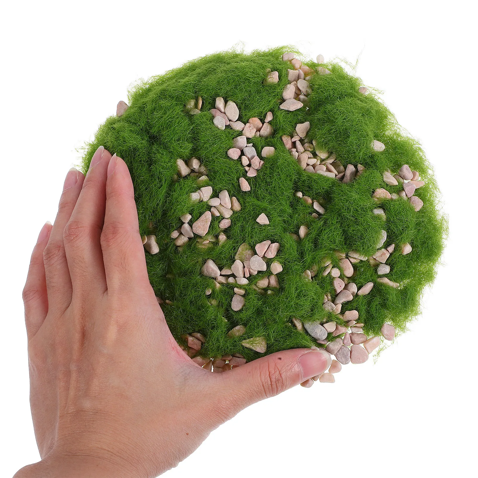 1Set Realistic Artificial Turf Grass Powder and Stone DIY Fake Moss for Railway Train Landscape Diorama Scenery Green Natural