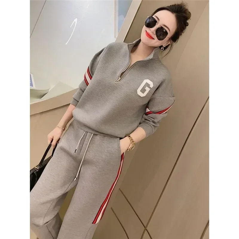 Spring Women\'s Golf Wear 2024 Embroidery Golf Tennis Jacket Suit Women Golf Clothing Casual Sports top pants Two Piece Clothes