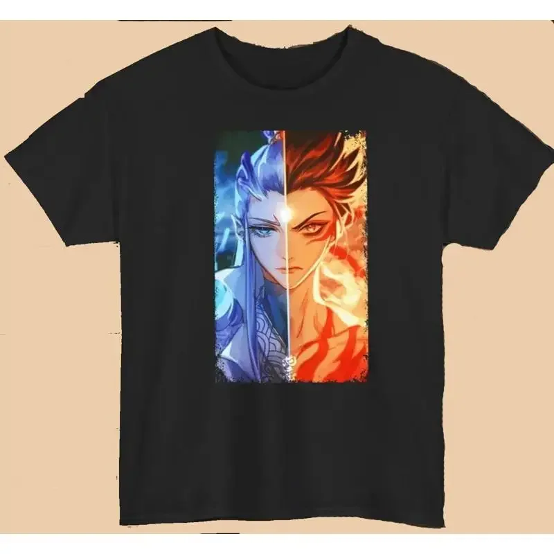 Ne Zha X Ao Bing Cartoon Animation Character Movie 2025 Fanart T Shirt