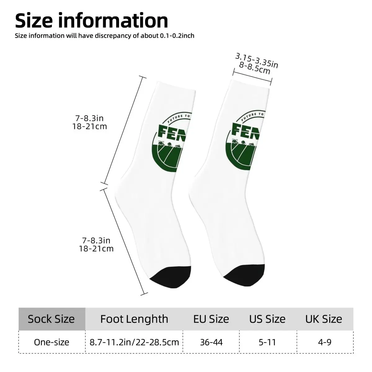 جوارب Future To Field Fendt جوارب Harajuku فائقة النعومة لجميع المواسم جوارب طويلة إكسسوارات هدية عيد ميلاد للجنسين