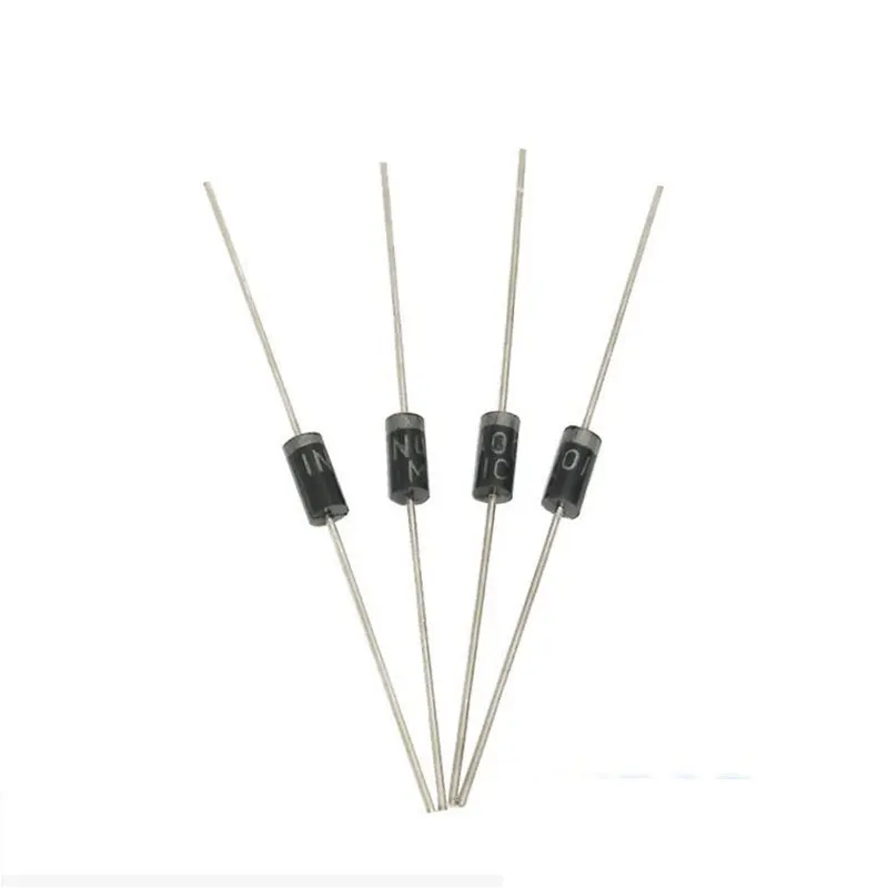 50Pcs Schottky Rectifier Diodes 1A DO-41 1N4001 1N4007 1N4003 1N4004 1N4005 in4006 50V 100V 200V 400V 600v 800V DIP 1000V 1N4002