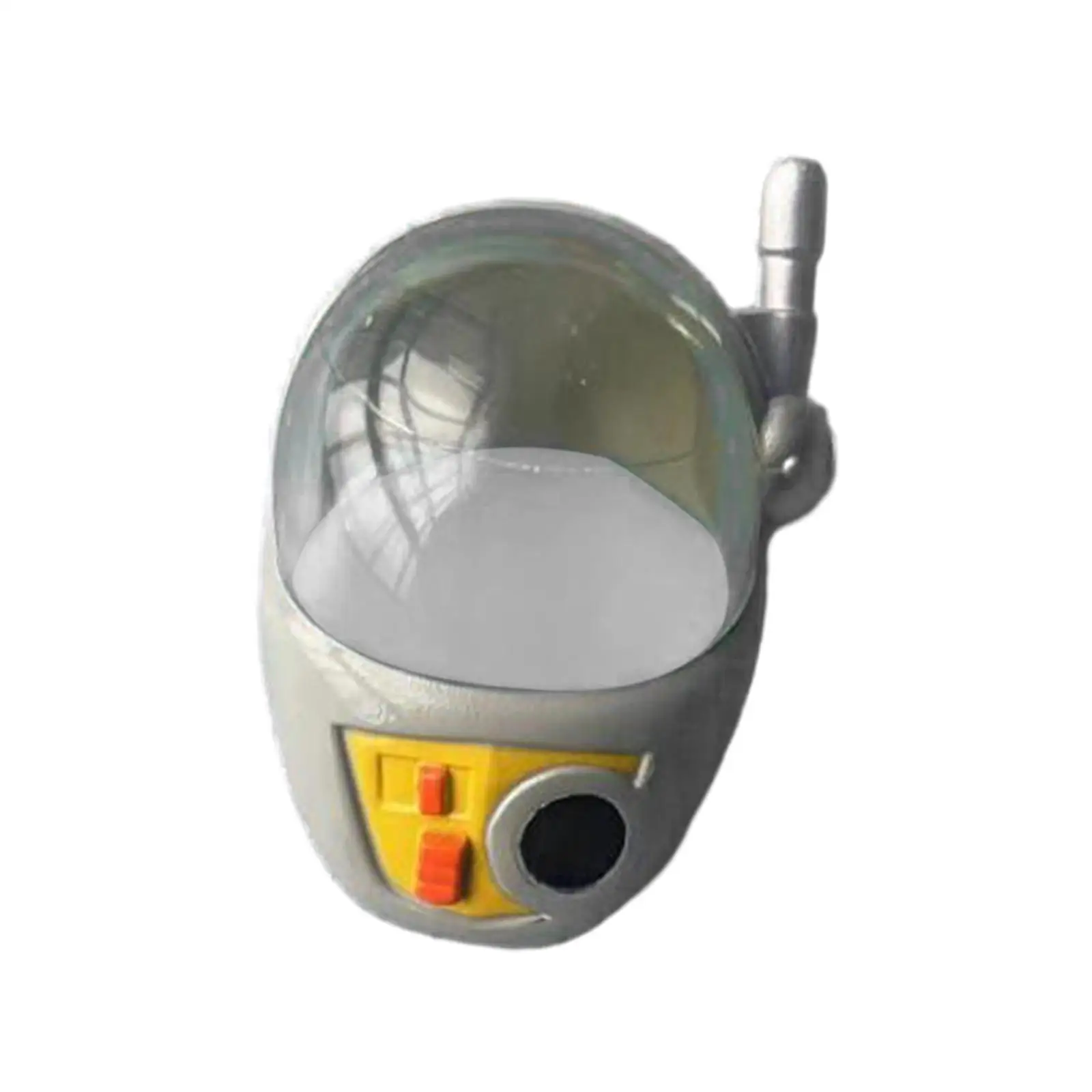 1:6 figuras de ação astronauta capacete modelo em miniatura fingir brinquedo decoração role play cosplay boneca decoração playset boneca chapéu