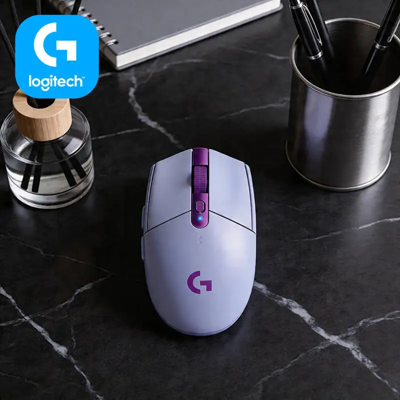 

Беспроводная игровая мышь Logitech G304 с сенсором HERO 12000 DPI, LIGHTSPEED, 1 мс, 9 месяцев автономной работы, быстрая обработка данных для геймеров