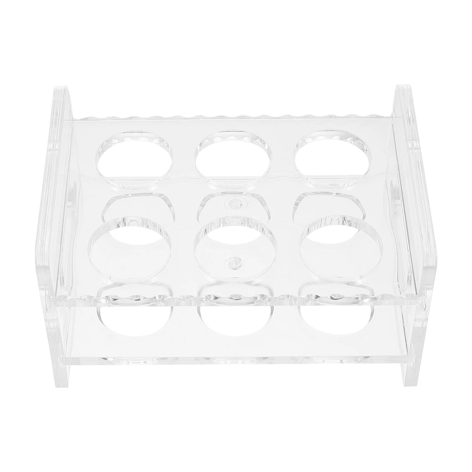 

Mini Fridge Glass Rack Acrylic Shot Organizer Whisky Party Transparent Cup Holder for Server Holders