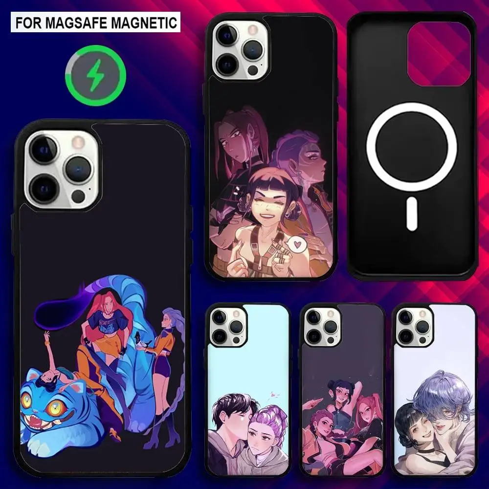 

KPop D-Demon H-Hunters Phone Case For iPhone 16e,16,15,14,13,12,11,Plus,Pro,Max,Mini Magsafe Magnetic Wireless Charging