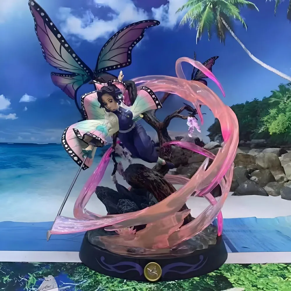 

1/6 Demon Slayer Gk Cube Kochou Shinobu Resonance Second Bullet Statue Handheld Desktop Ornament Accessories Boxed Figurines Toy