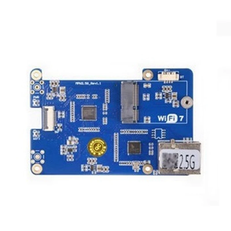 MPW2.5G per scheda di espansione Raspberry Pi 5 PCIE a Wifi7 2.5G ETH HAT RTL8125 supporto Wifi7 Wifi6 Wifi5 per RPI 5