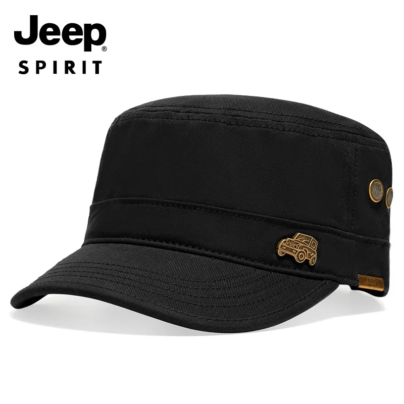 

Jeep Men's Sports Cap Trucker Hat Golf Cap Baseball Cap Running Cap Hiking Cap Outdoor Cap, UV Protection, Adjustable Fit