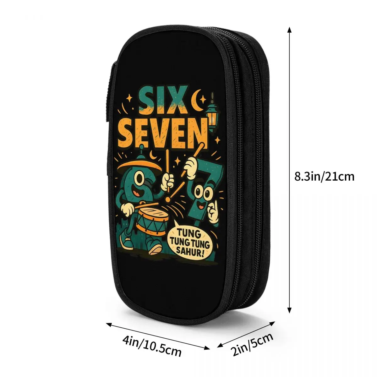 スマップ６人組ペンケース 67 Six Seven 6-7 面白いイタリアン・ブレインロット・ゲーミング