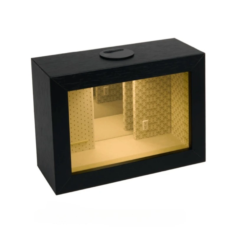 For Back Room Ornament, Abyss Mirror Photo Frame, Creative Landscaping Figure, Tabletop Ornament