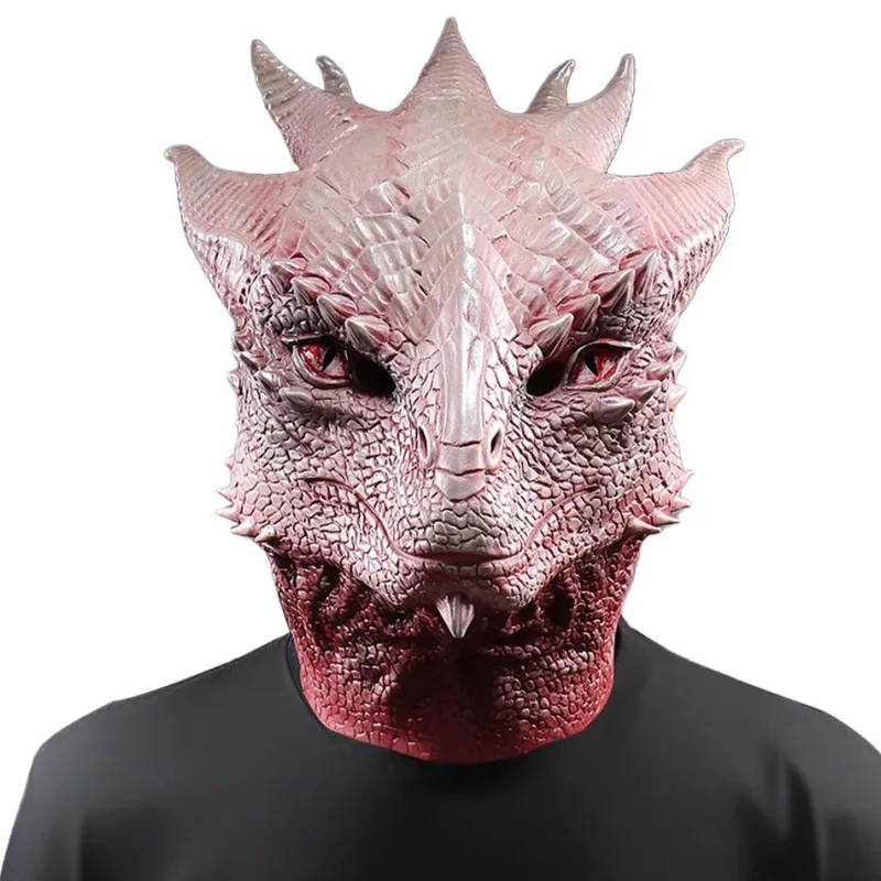 

Halloween Horror Dragon Mask Mardi Gras Carnival Party Dragon Mask Masquerade Cosplay Props Clothing Accessories