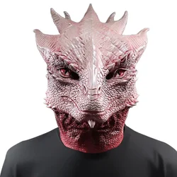 Halloween Horror Dragon Mask Mardi Gras Carnival Party Dragon Mask Masquerade Cosplay Props Clothing Accessories