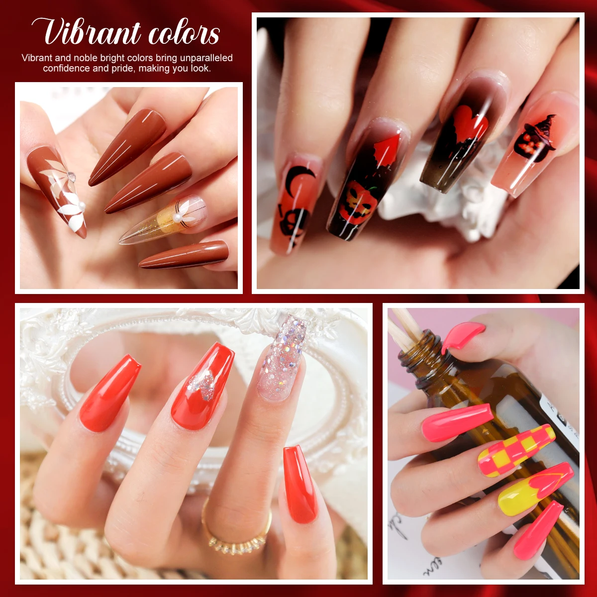 LIMEGIRL 7PCS 매니큐어 젤 키트 네일 아트 DIY 디자인 모든 장식용 UV 젤 오래 지속되는 매니큐어 젤 베르니스 키트