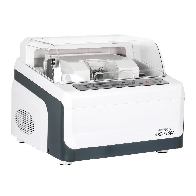 7100A  Lens Edger Resin PC Lens Grinding Upgraded Chuck Anti Runout Grinding Machine Polisher