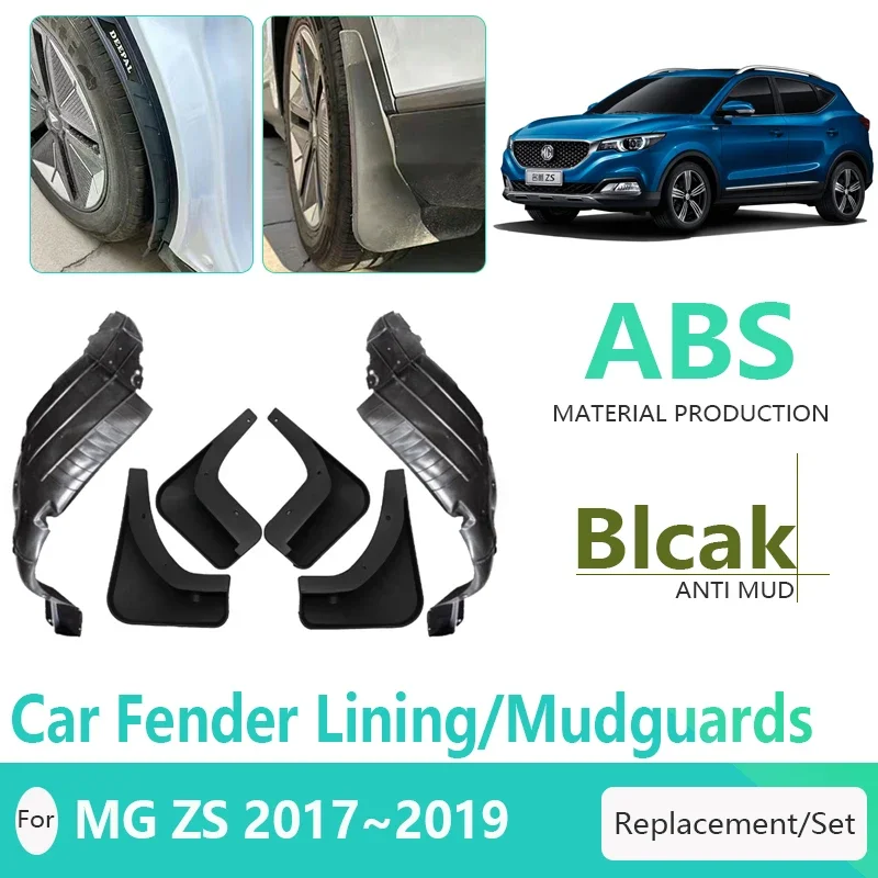 

Car Mud Guards For MG ZS ZS11 2017 2018 2019 Anti-splash Lined Front Wheel Fenders Mudguard Mudflaps Door Guard Auto Accessories