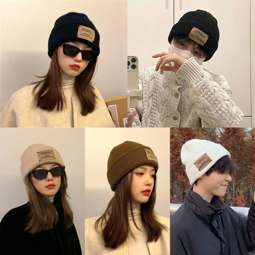 Cute Letters Embroidered Warm Thick Hats Revealing Face Small Sun Protection Winter Warm Hats Breathable Women Cap Summer