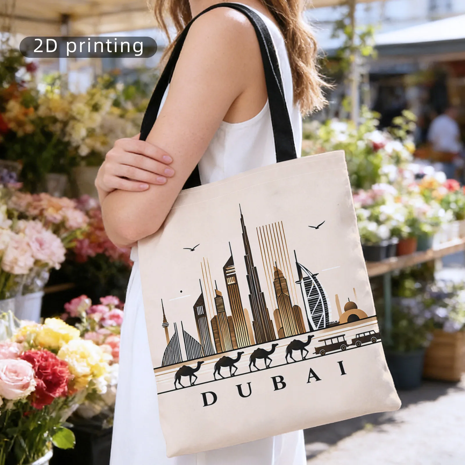 Musterbedruckte Handtasche mit – Women Bags In Dubai Bewertung und Preis